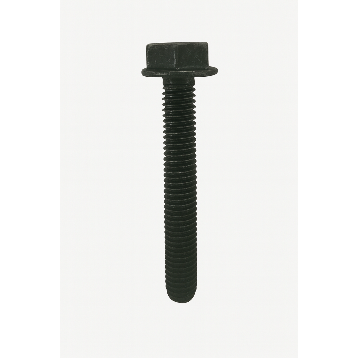 Sechskant-Flanschschraube M6x30 Schwarz Zink beschichtet
