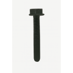 Sechskant-Flanschschraube M6x30 Schwarz Zink beschichtet