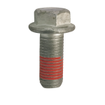 Sechskant-Flanschschraube M10x1,25x25 Dacromet mit Klebstoff