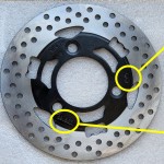 Vordere bremsscheibe für Cobra 49E und Cobra S3 49E elektroroller elektroroller elektroroller ersatzteile