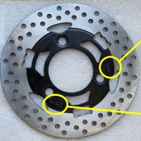 Vordere bremsscheibe für Cobra 49E und Cobra S3 49E elektroroller elektroroller elektroroller ersatzteile