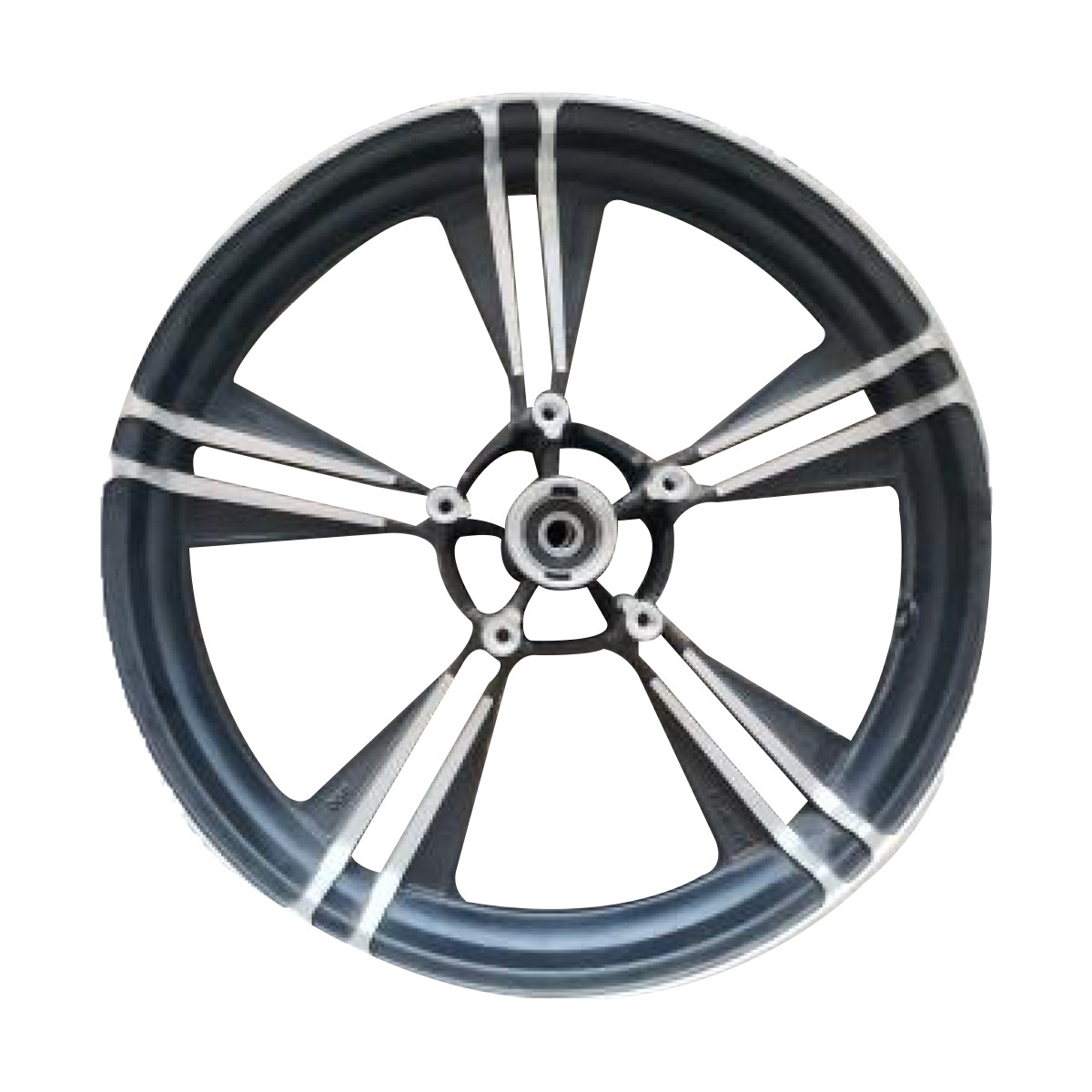 DAYI 17 Zoll Aluminium Vorderrad für Dayi E Odin 2.0 E Odin 2.0 Pro E Odin 3.0 Pro E Scooter E Chopper E Roller E Motorrad Ersatzteile