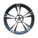 DAYI 17 Zoll Aluminium Vorderrad für Dayi E Odin 2.0 E Odin 2.0 Pro E Odin 3.0 Pro E Scooter E Chopper E Roller E Motorrad Ersatzteile