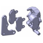 E Kabinenroller Elektroroller Elektro Kabinenroller E Roller Ersatzteile Chassisteile Bremssattelbaugruppe vorne links Für Madat 05