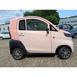 Madat A01 – Elektro-Microauto Rosa (E-Mopedauto) mit Bleigel Akku , 45 km/h oder 25 km/h