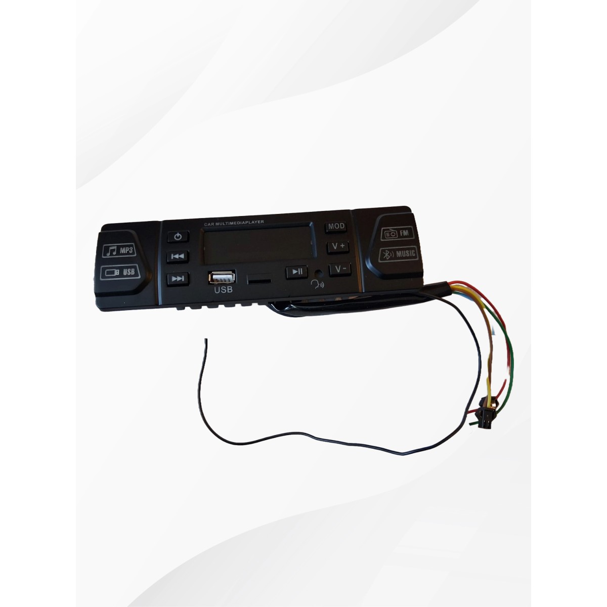 Multimedia-Einbausteuergerät 12V Bluetooth MP3 Decoder Board Modul mit USB FM AUX für Auto/DIY-Projekte für E-kabinenroller  Madat K Trike Econelo Nelo 3.2 Geco Sera2 V2 Futura Cruise 