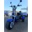 Madat CP-3 Elektro-Dreirad – E-Scooter & Chopper, 45 km/h (25 km/h option) 40 Ah Akku, 60–90 km Reichweite, mit 2 Akkus, Blau