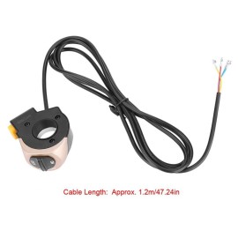 Langfeite T8 Elektrofahrrad Hupenschalter 2 in 1 Kombination Elektroroller Lichtschalter Fahrrad Frontlampe Hupe Schaltknopfschalter für Elektrofahrrad Elektroroller Hupenschalter