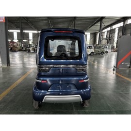 E Trike eco – 3 Rad Kabinenroller mit Lithium-Eisen-Phosphat (LiFePO₄)| Blau | Elektrisches Kabinenfahrzeug