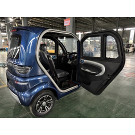 E Trike eco – 3 Rad Kabinenroller mit Lithium-Eisen-Phosphat (LiFePO₄)| Blau | Elektrisches Kabinenfahrzeug