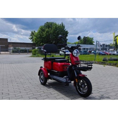 E Roller Dreirad Madat M3 Kompakt Rot