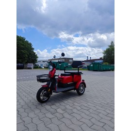 E Roller Dreirad Madat M3 Kompakt Rot