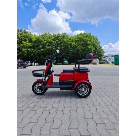 E Roller Dreirad Madat M3 Kompakt Rot