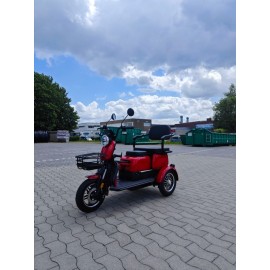 E Roller Dreirad Madat M3 Kompakt Rot