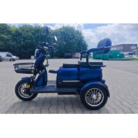 Madat M3 Kompakt E-Roller Dreirad Blau Flip Flop – Elektroroller 3-Rad 