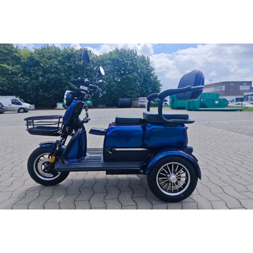 Madat M3 Kompakt E-Roller Dreirad Blau Flip Flop – Elektroroller 3-Rad 