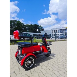 E Roller Dreirad Madat M3 Kompakt Rot