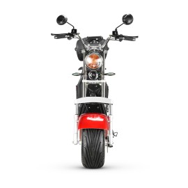 Madat O Elektroroller E Roller E Scooter Elektroscooter 1500W 60ah (40 ah (im Chopper eingebaut) + 20 ah Ersatzakku) bis 180 km 45 km/h mit Topcase