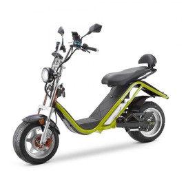   DAYI E Thor 3.0A E Scooter E Roller Elektroroller 45 Km/h 30Ah Akku 60-65 Km (mit Kofferraum und Seitentasche)