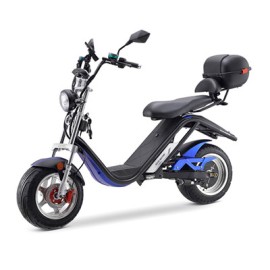   DAYI E Thor 3.0A E Scooter E Roller Elektroroller 45 Km/h 30Ah Akku 60-65 Km (mit Kofferraum und Seitentasche)