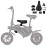 Das Kindersattel- und Futterpedal-Set für alle Modelle von Dyu F Wheel Smart Electric Bike