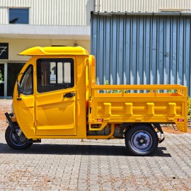 MADAT E-Cargo – Yellow Electric Cabin Scooter