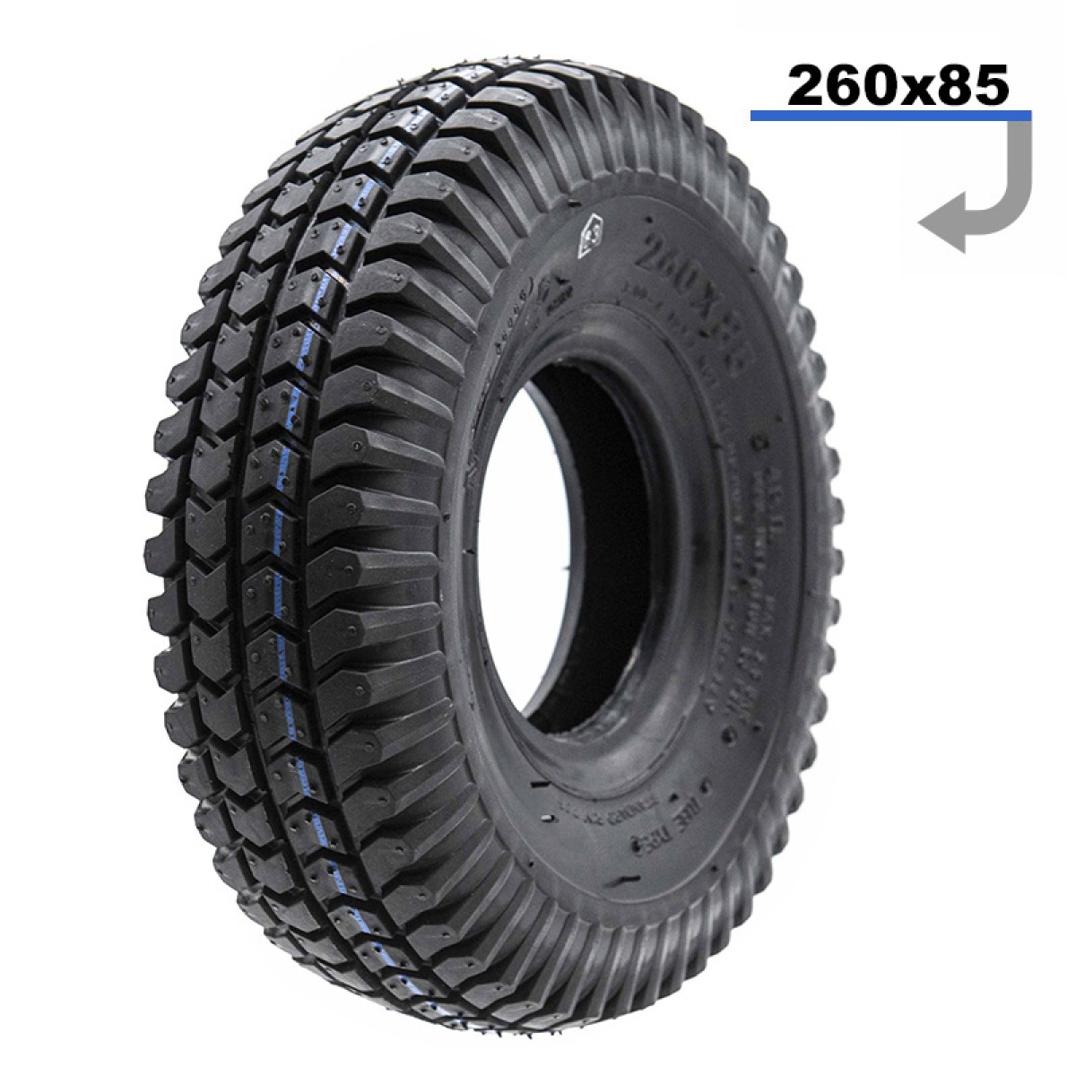 E Scooter E Roller Ersatzteil Reifen Reifen 260×85 (3.00-4)