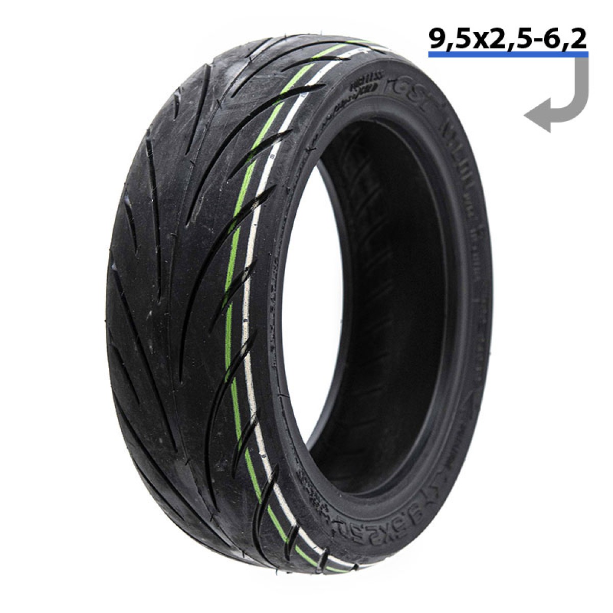 E Scooter E Roller Ersatzteil Reifen 9,5×2,5-6,2 