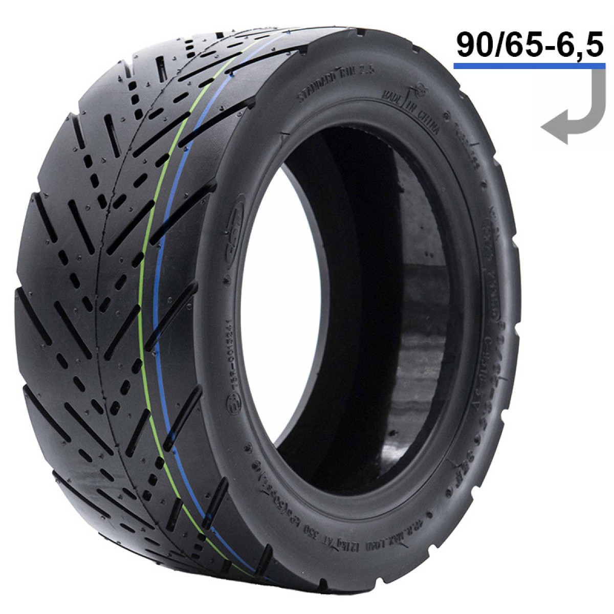 E Scooter E Roller Spare part Tubeless cityroad tire 90/65-6.5  CST WITH ANTI-PUNCTURE GEL