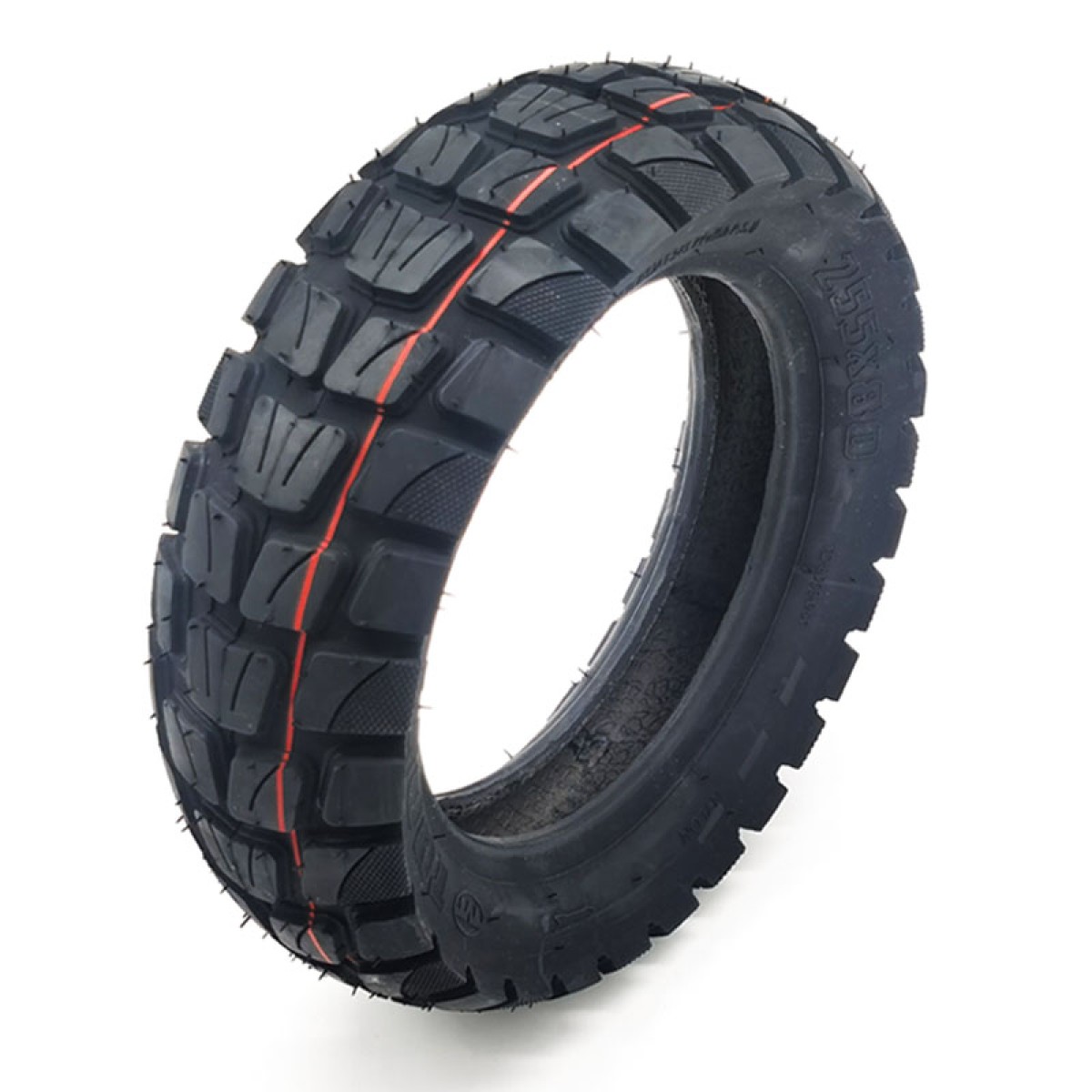 E Scooter E Roller Ersatzteil Schlauchloser Offroad-Reifen 80/65-6 (10×3) (255×80) TUOVT