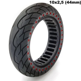 E Scooter E Roller Ersatzteil Ultraleichtes Gummireifen 10×2,5 mit Punkte 44-mm-Felgen