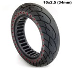 E Scooter E Roller Spare part Ultralight 10×2.5 solid wheel with dots 34mm rims