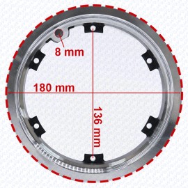 E Scooter E Roller Ersatzteil Minimotors 6,5′ TUBELESS-Felge – Original Dualtron 3