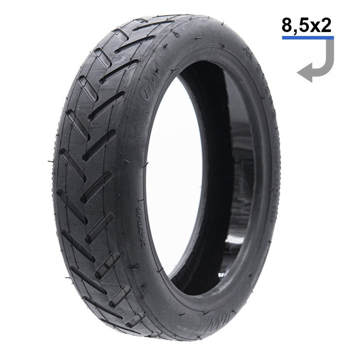 E Scooter E Roller Ersatzteil 8,5×2 Tubeless-Reifen MIT ANTI-PANNEN-GEL
