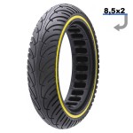 E Scooter E Roller Spare part  Ultralight solid wheel 8.5×2  Yellow line