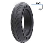 E Scooter E Roller Spare part Solid perforated wheel 8X2 inches V2 Not valid for Xiaomi