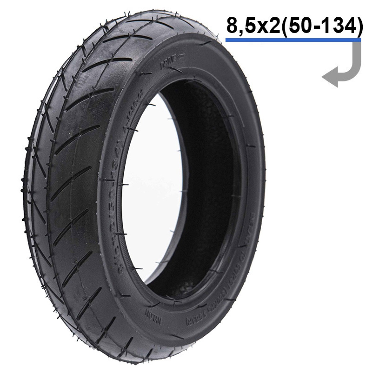 E Scooter E Roller Ersatzteil Reifen 8,5×2 (50-134) HOTA