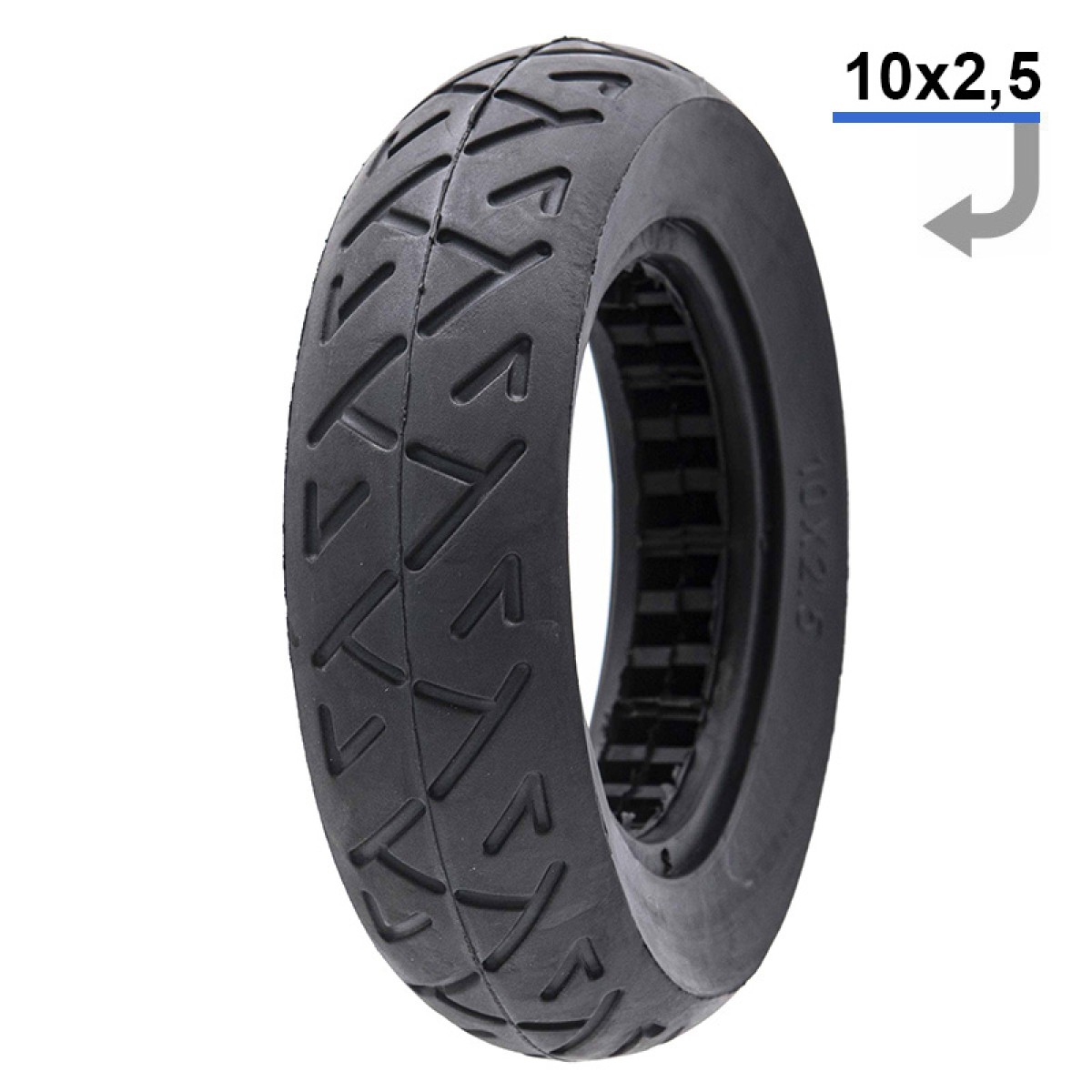 E Scooter E Roller Ersatzteil Gummireifen 10×2,5-6