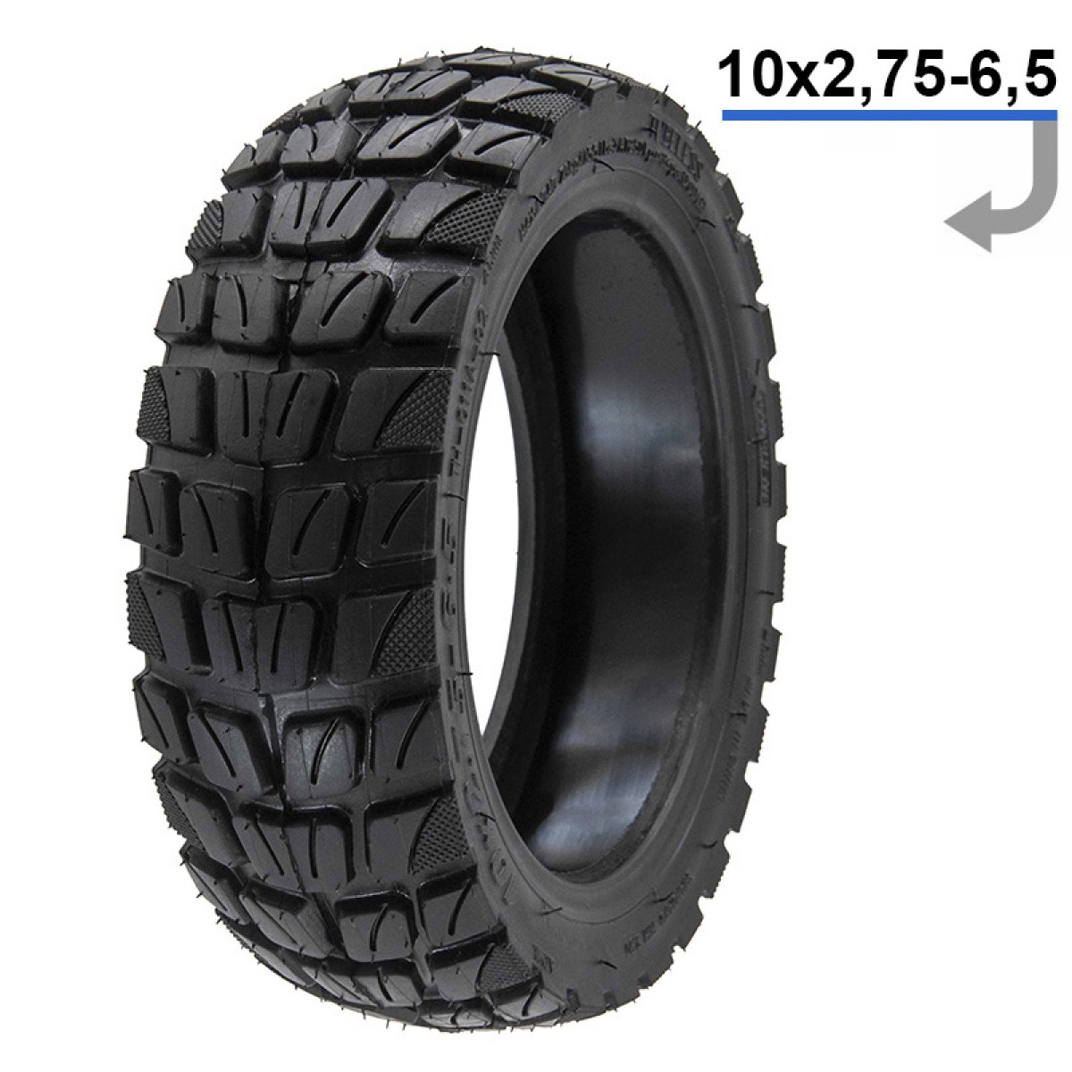 E Scooter E Roller Ersatzteil Schlauchloser Offroad-Reifen 10×2,75-6,5 Xuancheng MIT ANTI-PANNEN-GEL