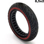 E Scooter E Roller Spare part  Ultralight solid wheel 8.5×2  Red line