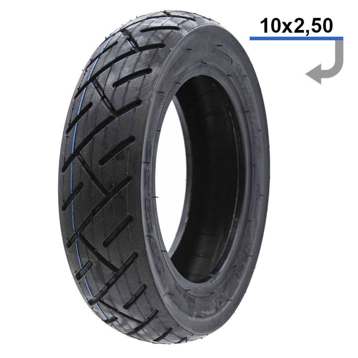 E Scooter E Roller Ersatzteil Reifen 10×2,5-6 Yuanxing
