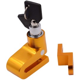 YUME ANTI DIEBSTAHL UNIVERSAL MOTORRAD FÜNF FARBEN ALARMBREMSE FAHRRAD / FAHRRAD SİCHERHEİTSSCHLOSS SCHEİBENBREMSE ALARMSCHLOSS MİT FESTER HALTERUNG